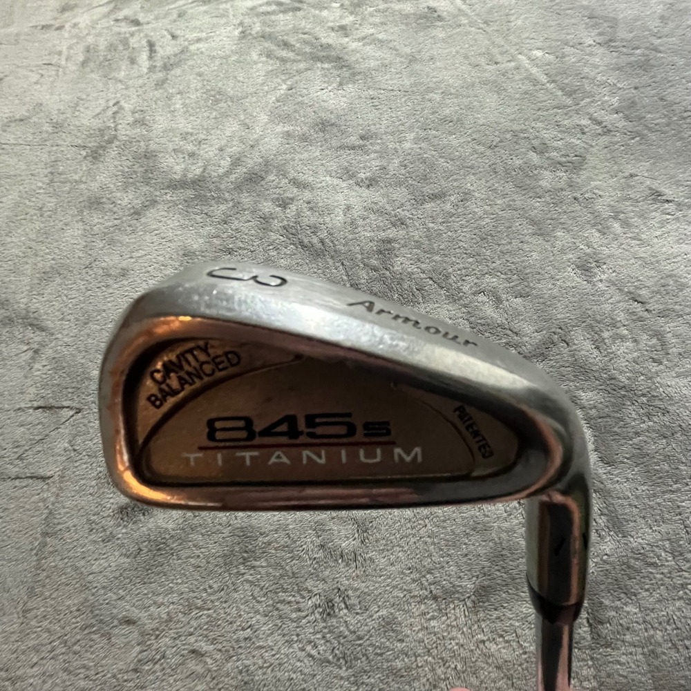 Tommy Armour 845s Titanium 3 Iron Cavity Balanced Tour Step 3 Steel Shaft